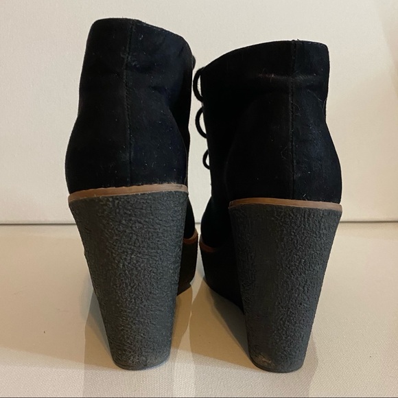Urban Outfitter Black Suede Wedges - Picture 10 of 13